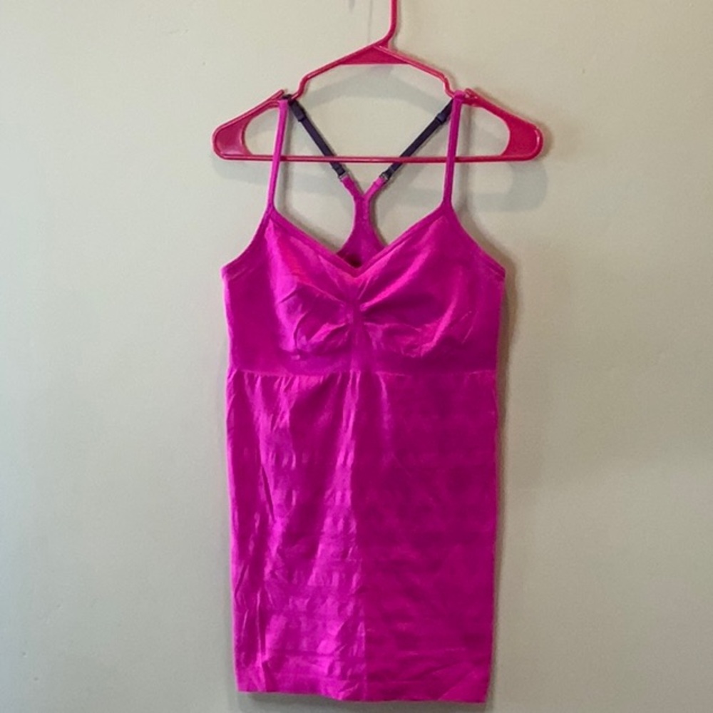Lululemon Ebb & Flow Tank Top athletic hot pink Size 10